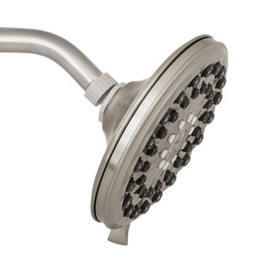 Waterpik&reg; 6-Spray Showerhead with PowerPulse in Brushed Nickel. View a larger version of this product image.