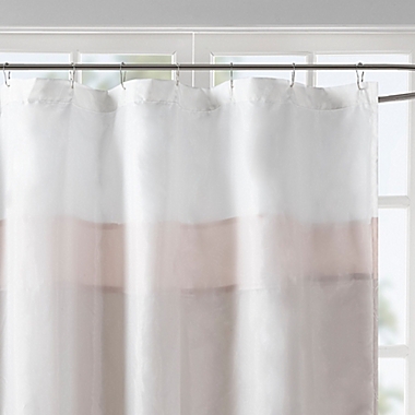 510 Design Shawnee Embroidered Shower Curtain in Blush. View a larger version of this product image.