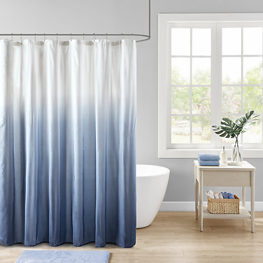 Madison Park Ara Ombre Printed, Shower Curtain Rod For Vaulted Ceiling