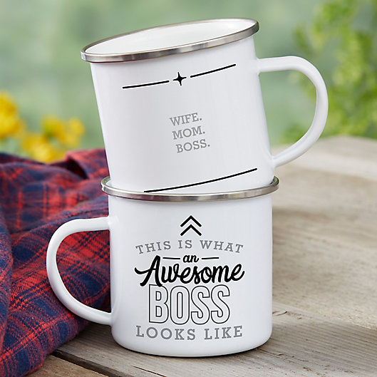 Alternate image 1 for This Is What an Awesome Boss Looks Like Personalized Camping Mug
