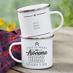 This Is What an Awesome Boss Looks Like Personalized Camping Mug