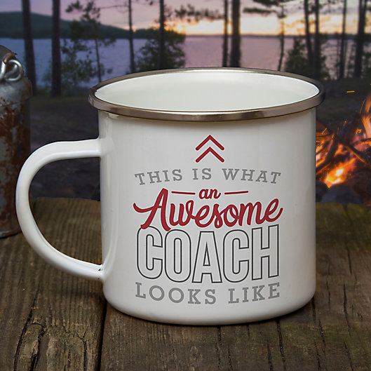 Alternate image 1 for This Is What an Awesome Coach Looks Like Personalized Camping Mug