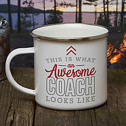 This Is What an Awesome Coach Looks Like Personalized Camping Mug