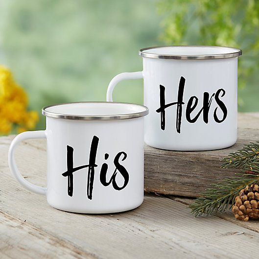 Alternate image 1 for His and Hers Personalized Camping Mug