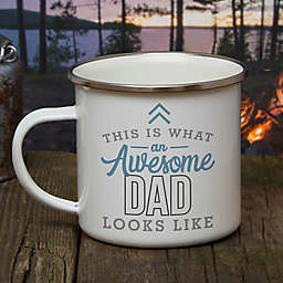 This Is What an Awesome Dad Looks Like Personalized Camping Mug