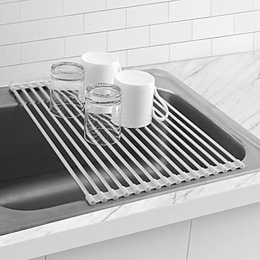 ORG Aluminum Over-the-Sink Drying Rack in Grey. View a larger version of this product image.