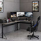 Alternate image 1 for Jamesdar Carnegie Power Gaming L-Desk in Grey/Black