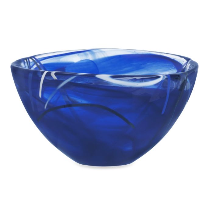 Kosta Boda Small Contrast Bowl In Blue Bed Bath Beyond