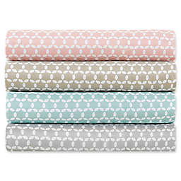 Madison Park 3M Microcell Printed Queen Sheet Set in Aqua