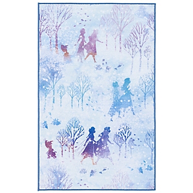 Disney&reg; Frozen 2 Believe 3&#39;3 x 5&#39;3  Area Rug in Light Blue/Purple. View a larger version of this product image.