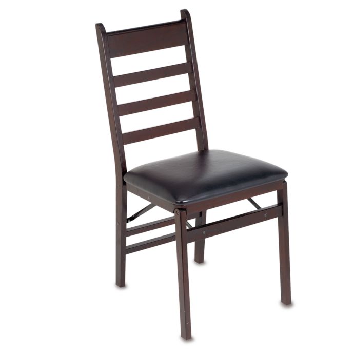 Cosco Wood Folding Chair With Padded Seat Bed Bath Beyond