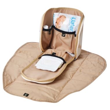 PacaPod Hartland Vegan Leather Backpack Diaper Bag in Camel. View a larger version of this product image.