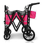 Alternate image 5 for WonderFold Wagon X2 Double Stroller Wagon in Pink