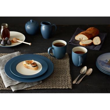 Noritake&reg; Colorwave Rim 4-Piece Place Setting in Blue. View a larger version of this product image.
