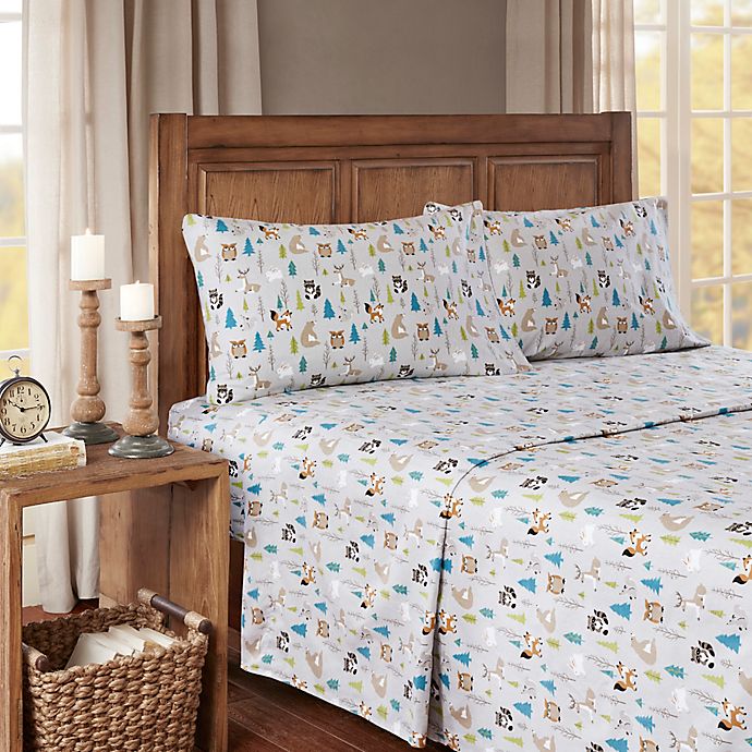 True North By Sleep Philosophy Forest, Forest Animal Twin Bedding