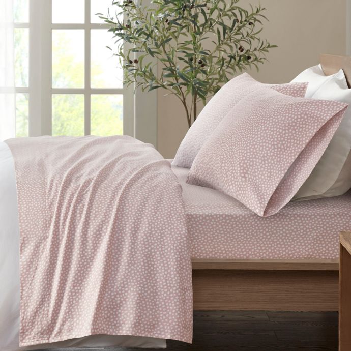 True North by Sleep Philosophy Dotted Cozy Flannel Sheet Set | Bed Bath ...