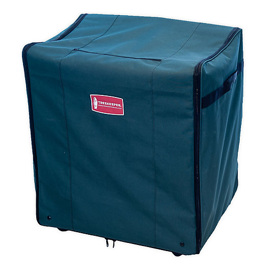 Alternate image 1 for TreeKeeper™ 5-Tray Adjustable Telescoping Ornament Storage Bag in Green
