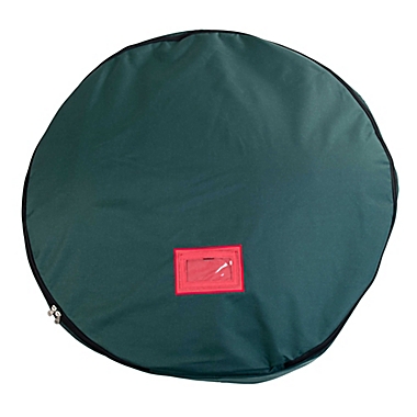 TreeKeeper&trade; 48-Inch Wreath Storage Bag with Direct Suspend in Green. View a larger version of this product image.