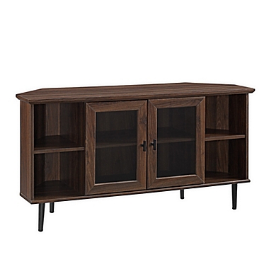 Forest Gate&trade; Lucas 48-Inch Corner TV Stand in Dark Walnut. View a larger version of this product image.