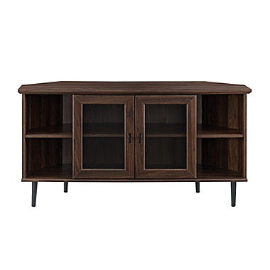 Forest Gate&trade; Lucas 48-Inch Corner TV Stand in Dark Walnut. View a larger version of this product image.