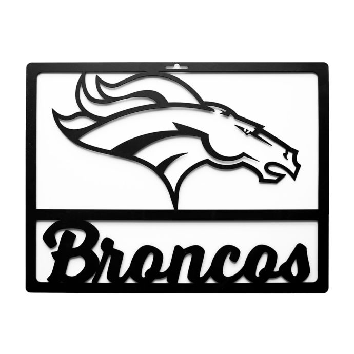 Nfl Denver Broncos Metal Team Sign Bed Bath Beyond