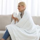 Alternate image 4 for Therapedic&reg; Sherpa 20 lb. Weighted Blanket in Natural