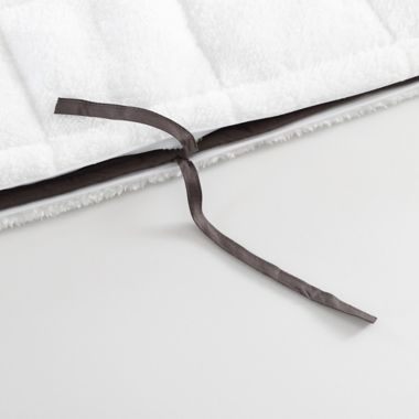 Therapedic&reg; Sherpa 20 lb. Weighted Blanket in Natural. View a larger version of this product image.