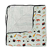 Loulou Lollipop Sushi Deluxe Muslin Baby Quilt