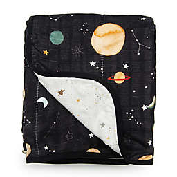 Loulou Lollipop Planets Deluxe Muslin Baby Quilt