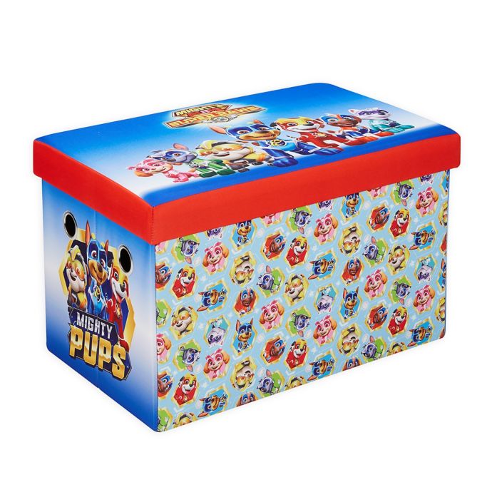 paw patrol storage bench