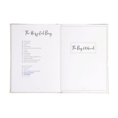 Pearhead&reg; "My Little Bump" Pregnancy Journal in White. View a larger version of this product image.