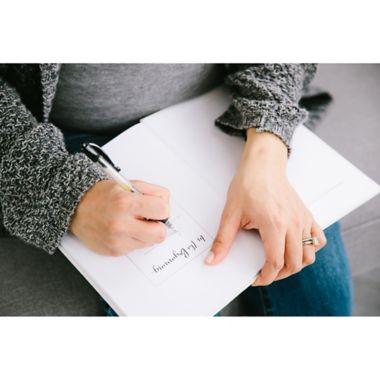 Pearhead&reg; "My Little Bump" Pregnancy Journal in White. View a larger version of this product image.