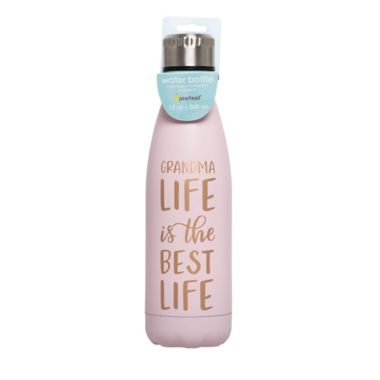 Pearhead&reg; 16 oz. Grandma Life Water Bottle in Pink. View a larger version of this product image.