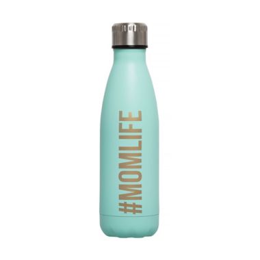 Pearhead&reg; 16 oz. #MomLife Water Bottle in Mint. View a larger version of this product image.