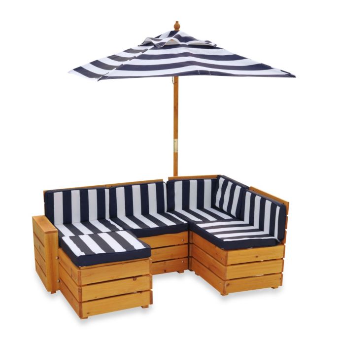 KidKraft® Outdoor Sectional in Honey buybuy BABY