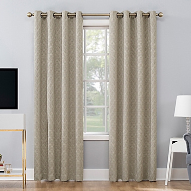 Sun Zero&reg; Maritza 84-Inch Theater Grade Extreme Blackout Panel in Linen (Single). View a larger version of this product image.