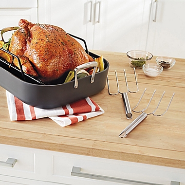 Stainless Steel Turkey Lifters (Set of 2). View a larger version of this product image.