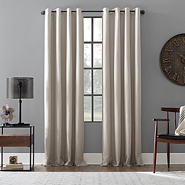 Archaeo&reg; 95-Inch Grommet 100% Blackout Window Curtain in Pearl (Single). View a larger version of this product image.