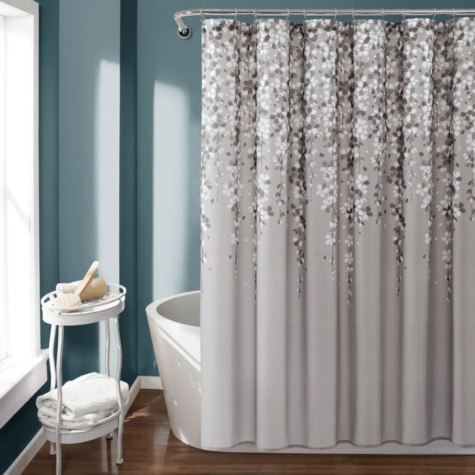 Lush Decor Shower Curtain in Gray | Bed Bath and Beyond Canada