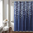 Alternate image 0 for Lush Decor Shower Curtain in Navy