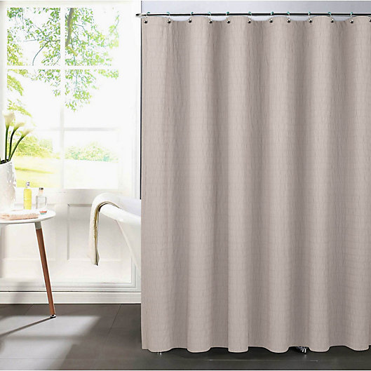 Alternate image 1 for Pereira da Cunha Riverbed Shower Curtain in Taupe