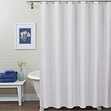 Pereira da Cunha Storm Shower Curtain in White. View a larger version of this product image.