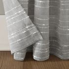 Alternate image 5 for Clean Window&reg; Textured Slub Anti-Dust 84-Inch Curtain Panel in Gray (Single)