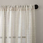 Alternate image 3 for Clean Window&reg; Textured Slub Anti-Dust 84-Inch Curtain Panel in Linen (Single)
