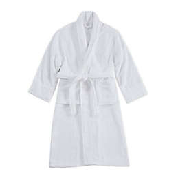 Charisma® Luxe Zero Twist Small/Medium Bath Robe in White