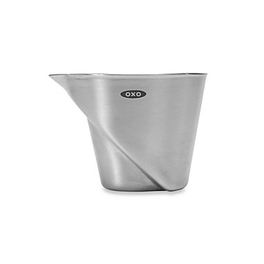 OXO Good Grips&reg; Stainless Steel Mini Angled Measuring Cup. View a larger version of this product image.