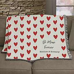 Cupid Love Personalized 56-Inch x 60-Inch Woven Throw