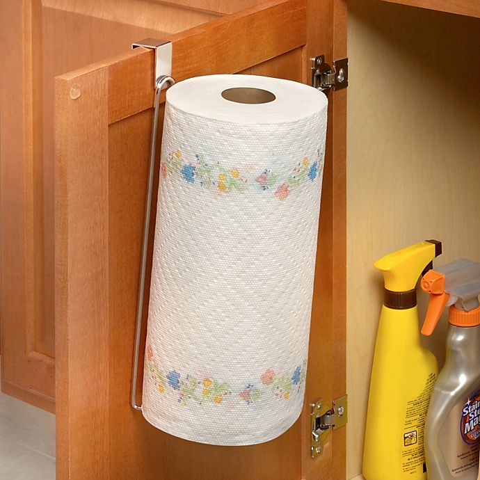 Over the Cabinet Door Vertical Paper Towel Holder | Bed Bath & Beyond