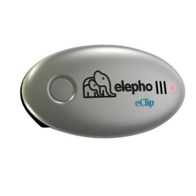 Elepho&reg; eClip Baby Reminder Car Seat Alarm in Silver