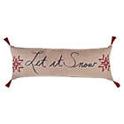 Alternate image 0 for Bee &amp; Willow&trade; &quot;Let It Snow&quot; Oblong Throw Pillow in Natural